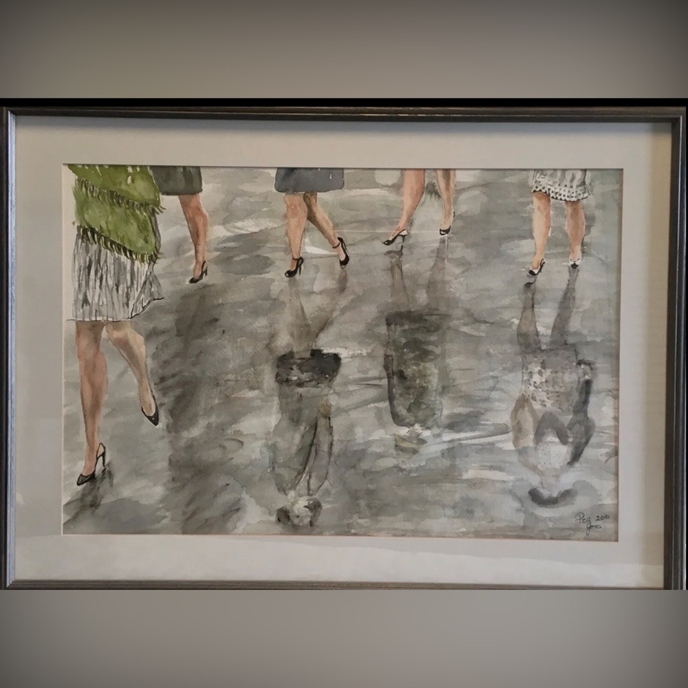 HAND CRAFTED Original watercolor painting by PJones based off KY DERBY photo - Picture 13 of 13